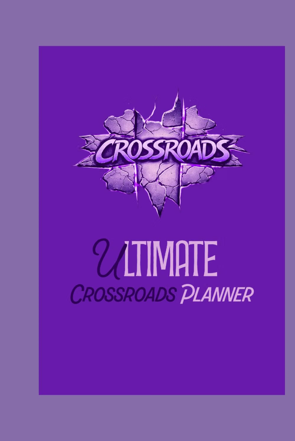 Front Cover Ultimate Crossroads Planner